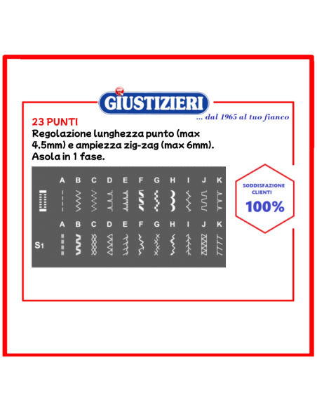 macchina per cucire meccanica heavy duty - effeci 4423 - giustizierishop.it