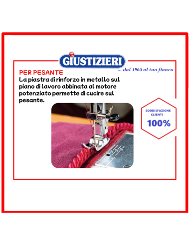 macchina per cucire meccanica heavy duty - effeci 4423 - giustizierishop.it