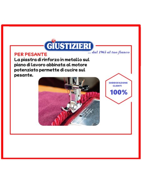 macchina per cucire meccanica heavy duty - effeci 4423 - giustizierishop.it