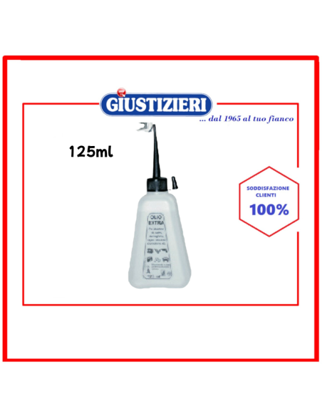 oliatore macchina da cucire 125ml - olio extra - giustizierishop.it