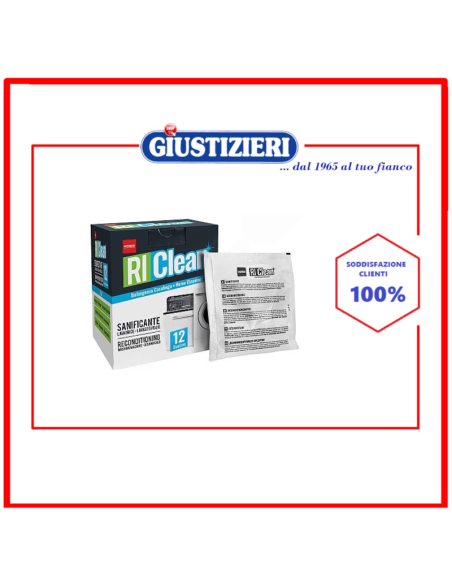 sanificante bustine 12pz originale lavatrice riclean - giustizierishop.it