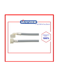 18ag072 tubo carico 2.5m curvo con pipa  lavastoviglie - giustizierishop.it
