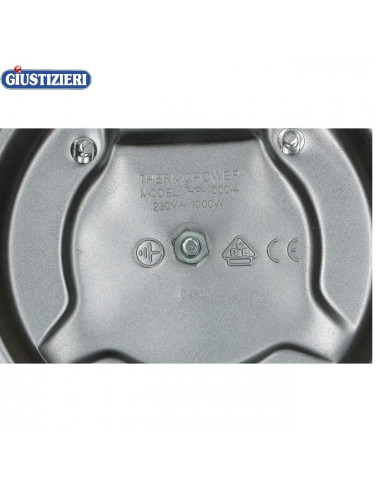 cok001un piastra elettrica skl 1000w ø145mm - giustizierishop.it