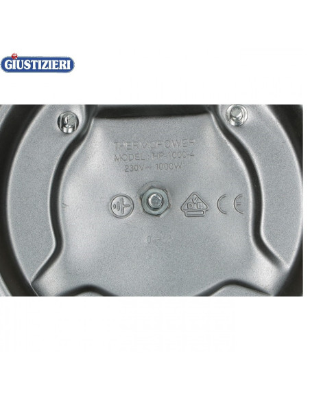 cok001un piastra elettrica skl 1000w ø145mm - giustizierishop.it