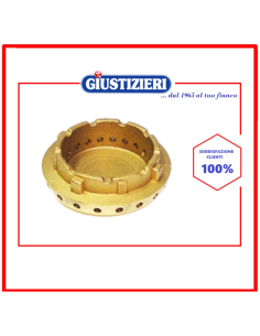 spartifiamma glem gas 4 tacche in ottone lucido – ausiliare  - giustizierishop.it