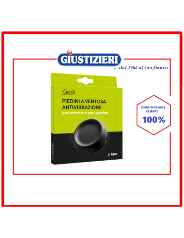 927 - piedini ventosa antivibrazione per lavatrice e asciuga - giustizierishop.it