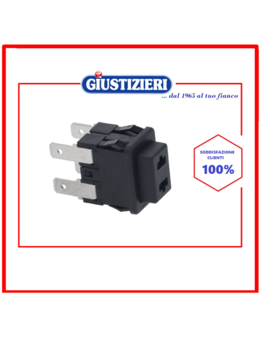 interruttore bipolare nero de longhi 513 - giustizierishop.it