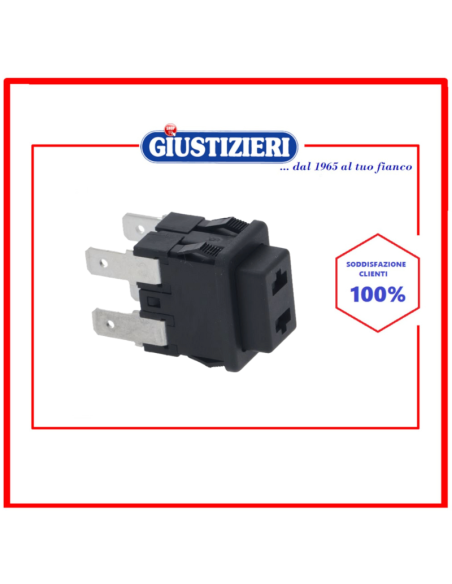 interruttore bipolare nero de longhi 513 - giustizierishop.it