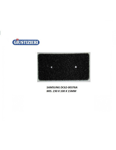 dc62-00376 filtro asciugatrice samsung in poliuretano made i - giustizierishop.it
