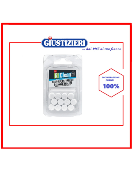 pastiglie detergenti macchina caffè riclean - 12 pastiglie - giustizierishop.it