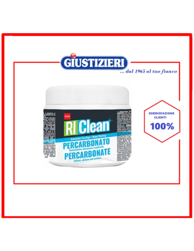percarbonato di sodio 500g originale lavatrice riclean - giustizierishop.it
