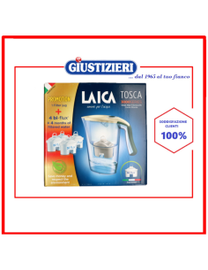 caraffa tosca + 4l bi-flux laica durata 30g - giustizierishop.it