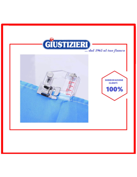 piedino bordatore regolabile macchina per cucire universale  - giustizierishop.it