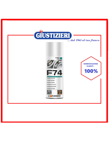 f74 - grasso al rame spray 400ml - giustizierishop.it
