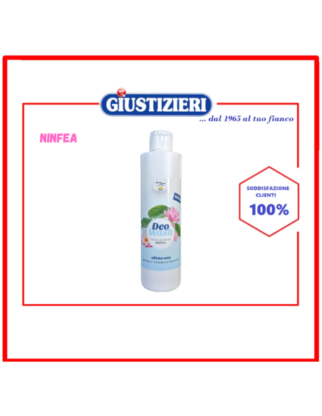 deo wash 250 ml - ammorbiente per bucato ninfea - giustizierishop.it