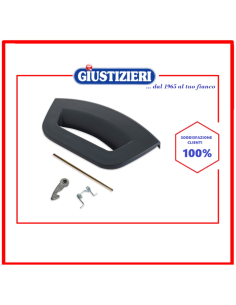 kit maniglia oblò lavatrice grigia adattabile ariston - giustizierishop.it