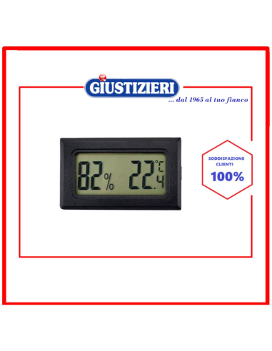 termometro / igrometro misurazione temperatura e umidita' - giustizierishop.it