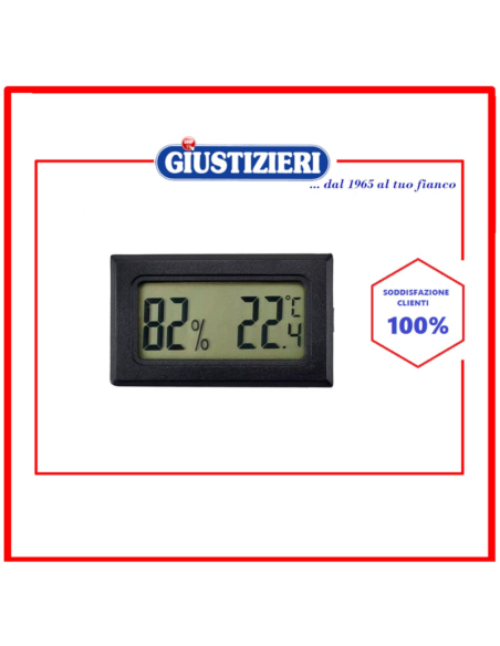 termometro / igrometro misurazione temperatura e umidita' - giustizierishop.it