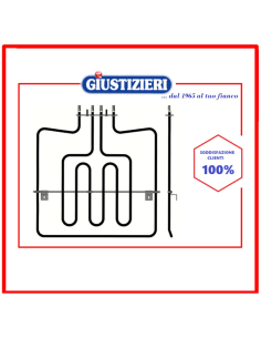 resistenza doppia-forno w 1200/1800 v 230 - giustizierishop.it