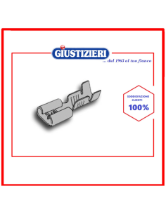 faston femmina antisfil. 6,3x0,8i8 - giustizierishop.it