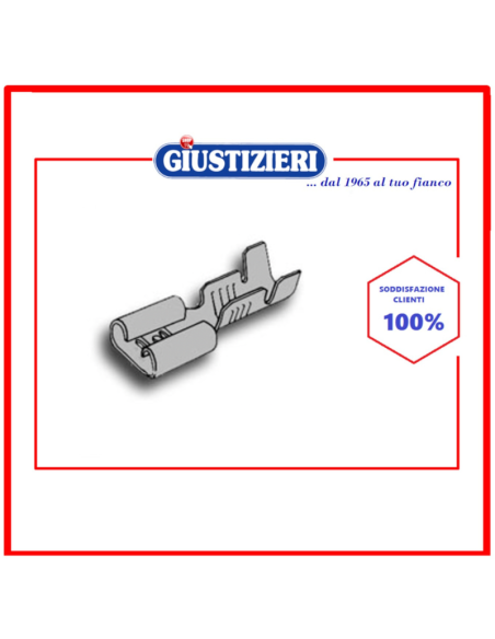faston femmina antisfil. 6,3x0,8i8 - giustizierishop.it