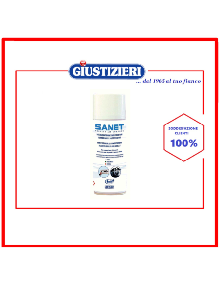 sanet - igienizzante condizionatore spearmint ml.400 - giustizierishop.it