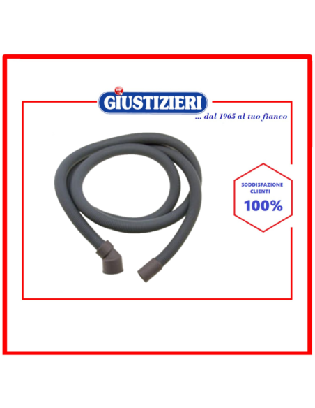 tubo di scarico smeg/candy - l =1,90 mt - diametro raccordi  - giustizierishop.it