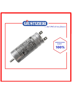 condensatore metallico 18mf con attacco a vite - ducati - giustizierishop.it