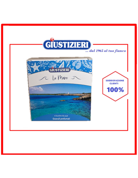 giustizieri shop - granuli profumati "lu mare" - 6 sacchetti - giustizierishop.it