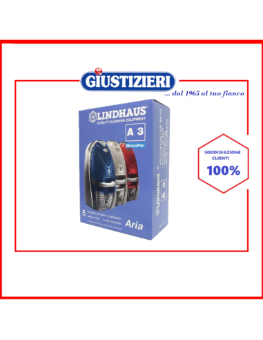 sacchi carta l4 lindhaus 10pz + filtri x healthcare - giustizierishop.it