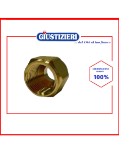 bocchettone in ottone per condizionamento 1/4" foro 6mm - giustizierishop.it