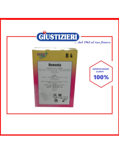 sacchi carta rowenta r90 4pz - giustizierishop.it