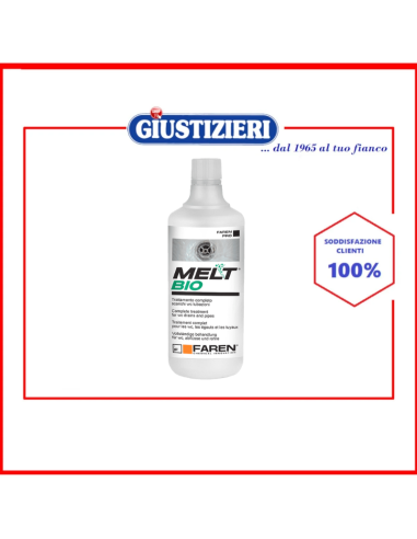 melt bio liquid - trattamento biologico per scarichi & tubaz - giustizierishop.it