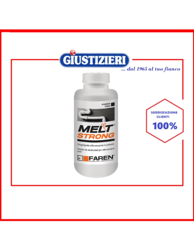 melt strong - disgorgante in polvere effervescente - giustizierishop.it