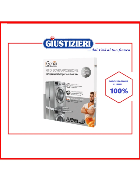 898 - kit di sovrapposizione con ripiano salvaspazio estraib - giustizierishop.it