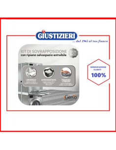 898 - kit di sovrapposizione con ripiano salvaspazio estraib - giustizierishop.it 2