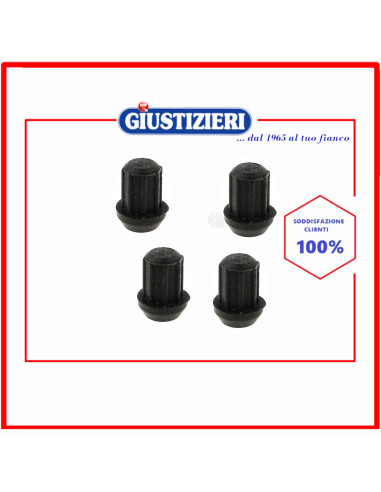 kit 4 gommini griglia sacchetto piano cottura ricambi cucina