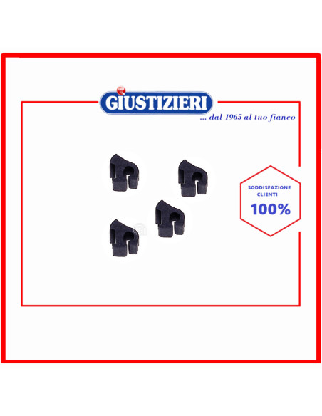 kit 4 gommini griglia sacchetto piano cottura ricambi cucina