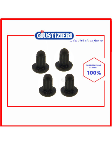 kit 4 gommini griglia sacchetto piano cottura ricambi cucina