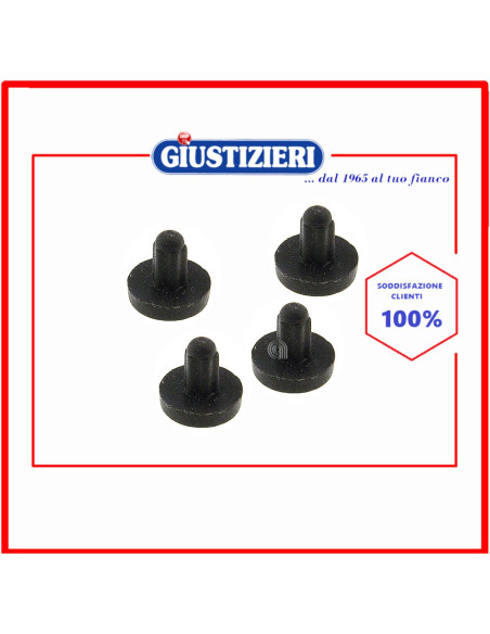 kit 4 gommini griglia sacchetto piano cottura ricambi cucina