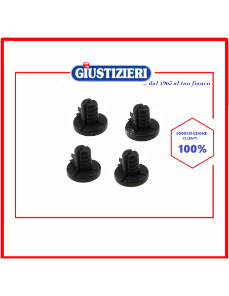 kit 4 gommini griglia sacchetto piano cottura ricambi cucina