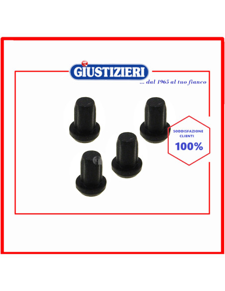 kit 4 gommini griglia sacchetto piano cottura ricambi cucina