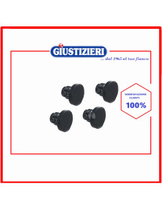kit 4 gommini griglia sacchetto piano cottura ricambi cucina