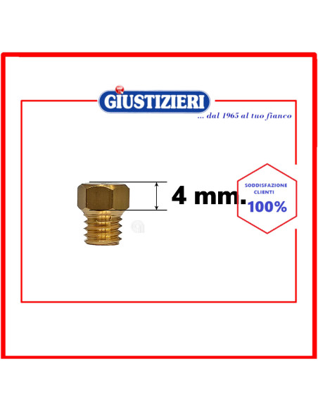 set 5 ugelli gas metano 6ma mondo piano cottura universale