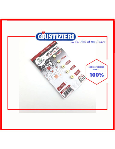 set 5 ugelli gas metano 6mb mondo piano cottura universale