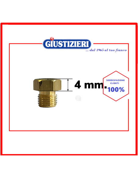 set 5 ugelli gas metano 8mc mondo piano cottura tecnogas