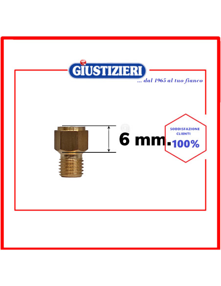 set 5 ugelli gas metano 6mb mondo piano cottura ariston