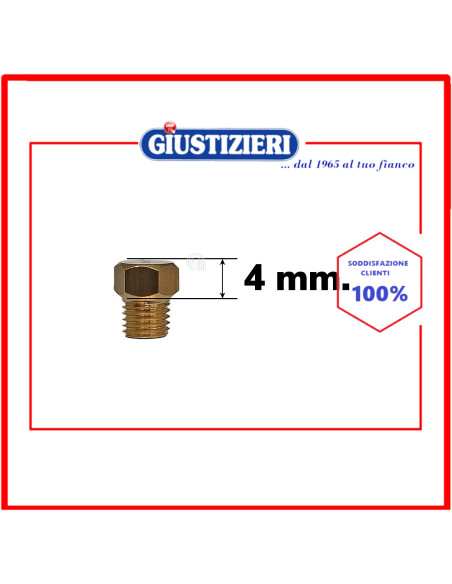 set 5 ugelli gas metano 6mb mondo piano cottura onofri