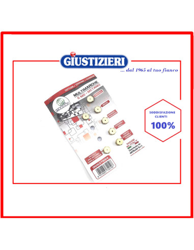 set 7 ugelli gas metano 6mb mondo piano cottura universale
