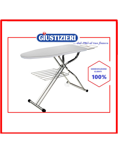 copriasse da stiro universale - 130x48 cm - grigio